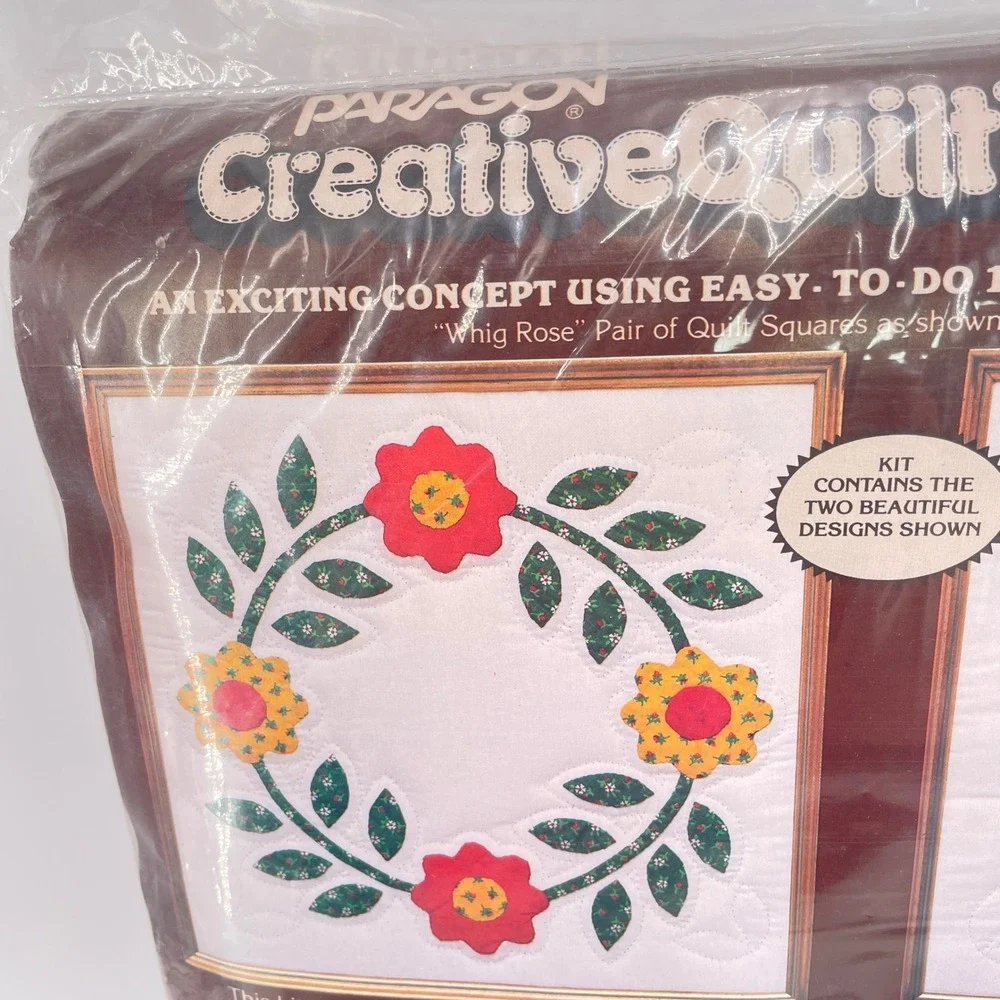 Paragon Whig Rose Creative Quilting Squares Kits Floral 14